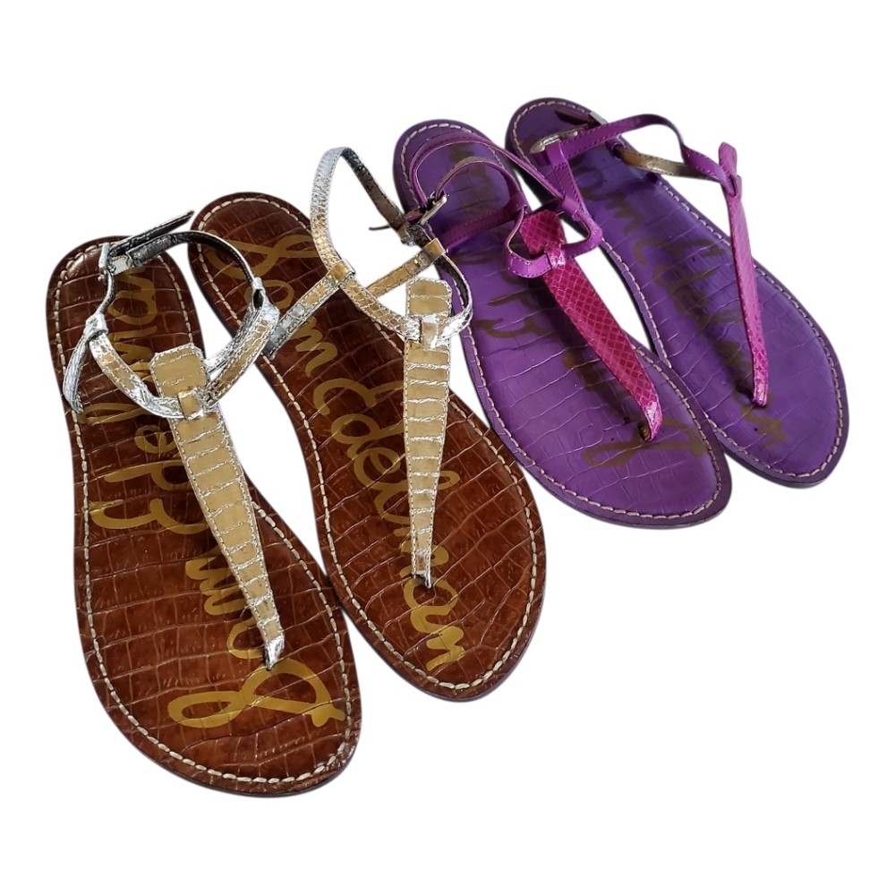Sam Edelman Sandals - Silveris Size 7.5M Purple Size 7M Thong Sandals